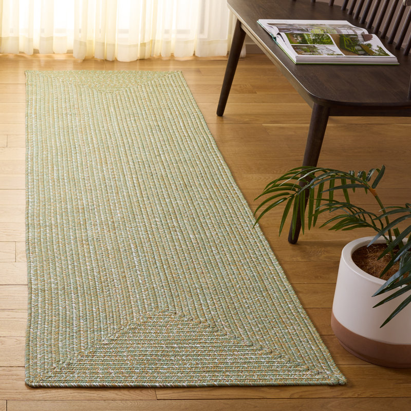 Braided 260 Hand Woven Performance Machine Washable No Pattern Rug, Runner 2'3" x 8'