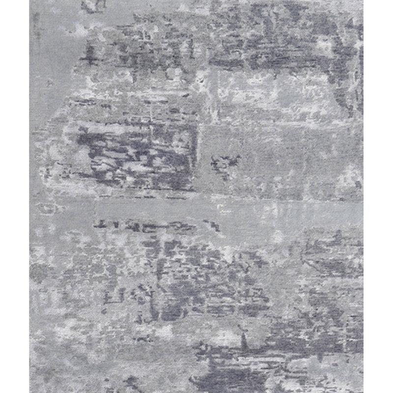 Tapis noué à la main gris / mauve, Rectangle 2 pi x 3 pi