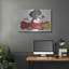 Ophelia & Co. «Tri Color Beagle in Bone Car» par Danny Gordon, art mural en métal-2008942228