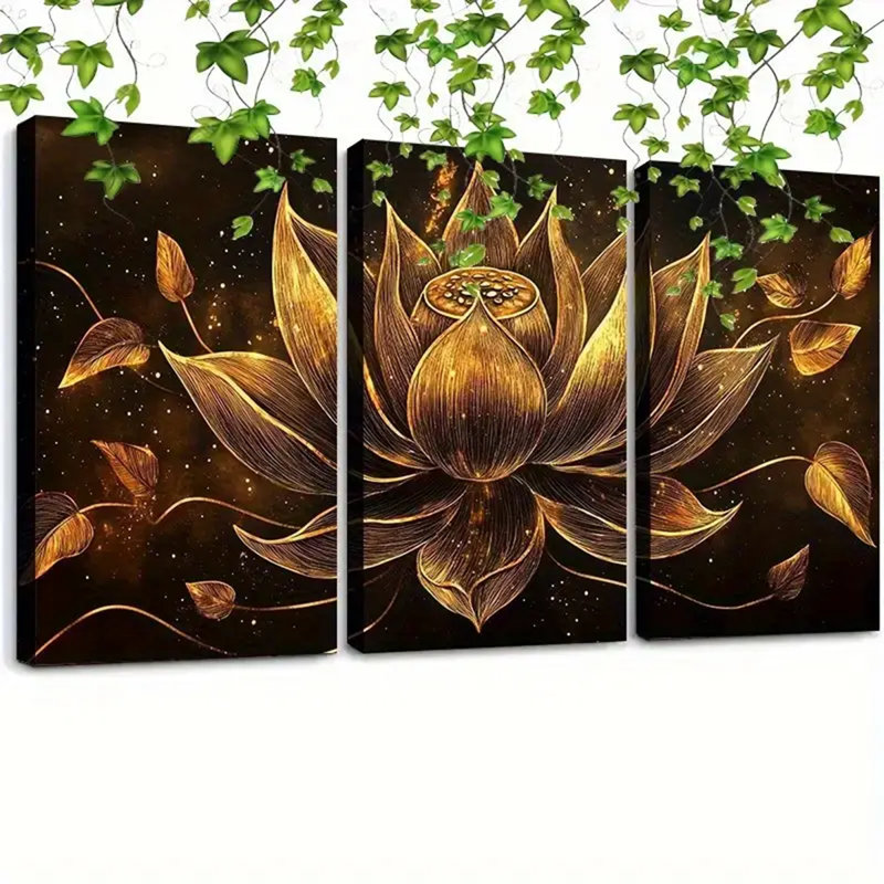 3 Piece Wrapped Canvas Print