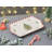 Spode Christmas Tree Peppermint Dessert Tray 12"
