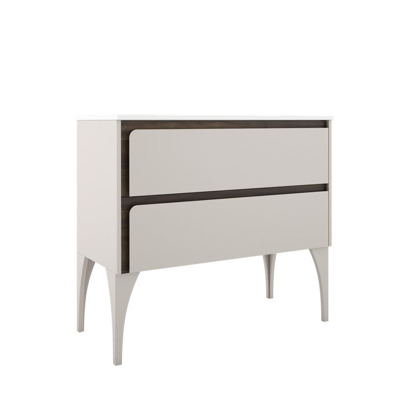 Ensemble de meuble-lavabo simple 40 po Cordoba, Coton / bois