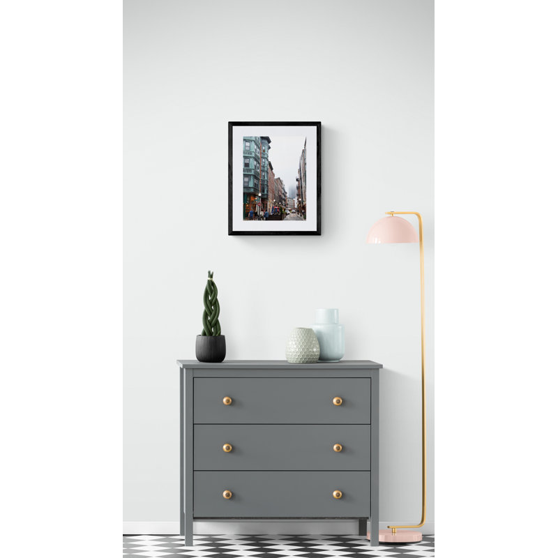 Into The Fog Print by Morgan Anderson, Black Framed Paper, 20" H x 16" W