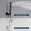 Système de douche complet avec valve brute