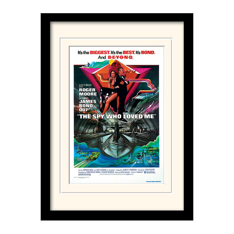 Spy Who Loved Me One Sheet - Single Picture Frame Print