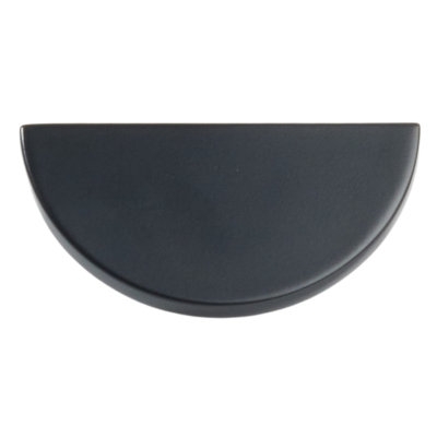 Poignée d'armoire demi-ronde 2,5 po Emtek Arca, noir mat