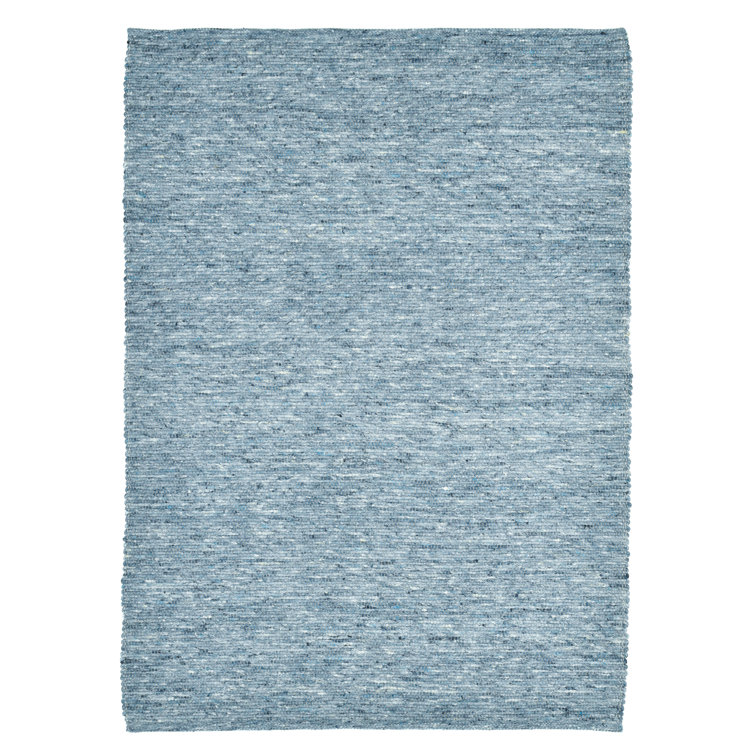 Hand Woven Wool Blue Indoor Rug