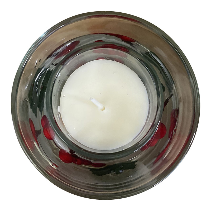 Jar Candle with Glass Holder