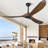 Orren Ellis 52'' 3-Blade Ceiling Fan (No Light) – Solid Wood Walnut Propeller Ceiling Fans Without Light, Remote, DC Motor, Indoor/Outdoor/Patio (Coastal/Farmhouse)-1612926388-1615164191
