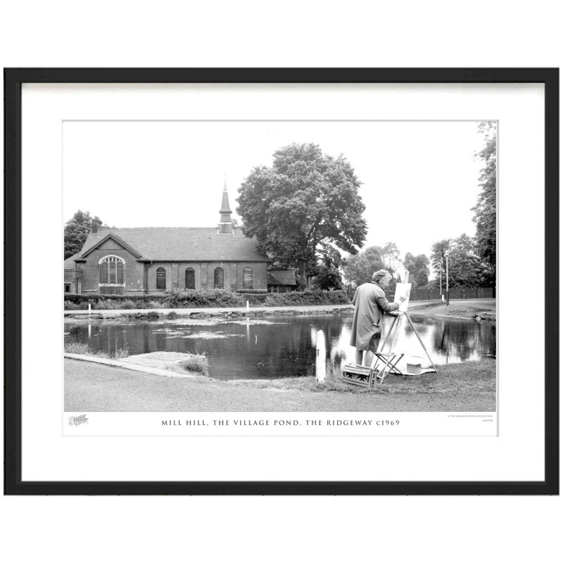 Mill Hill, The Village Pond, The Ridgeway C1969 by Francis Frith - Single Picture Frame Print, 60cm H x 80cm W x 2.3cm D