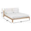 Lit plateforme tapissier Furano-101019076