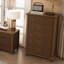 Commode 5 tiroirs cannelée-391738880