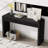 Rustic Console Table with 3 Fluted Drawers - Solid Wood Veneer Entryway Table Featuring Natural Wood Grain for Living Room, Hallway-415359351