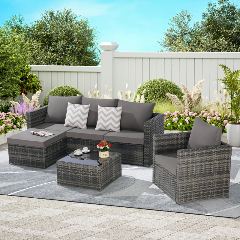 Patio Dining Sets, Dark Grey