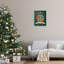 «Merry Christmas Woodland Crest», art mural sur toile par Nina Seven-173218238-173221463