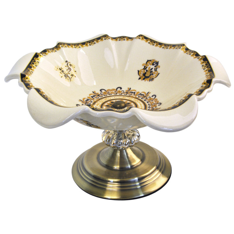 World Menagerie Spike Ceramic Fruit Bowl
