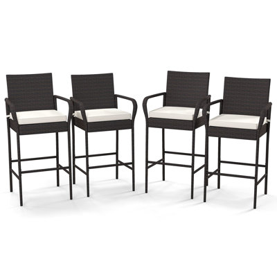 Wicker Outdoor 75 cm Stool