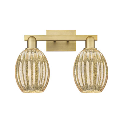 Eldon - 2 Light 16" Bell Shade Bath Vanity Light