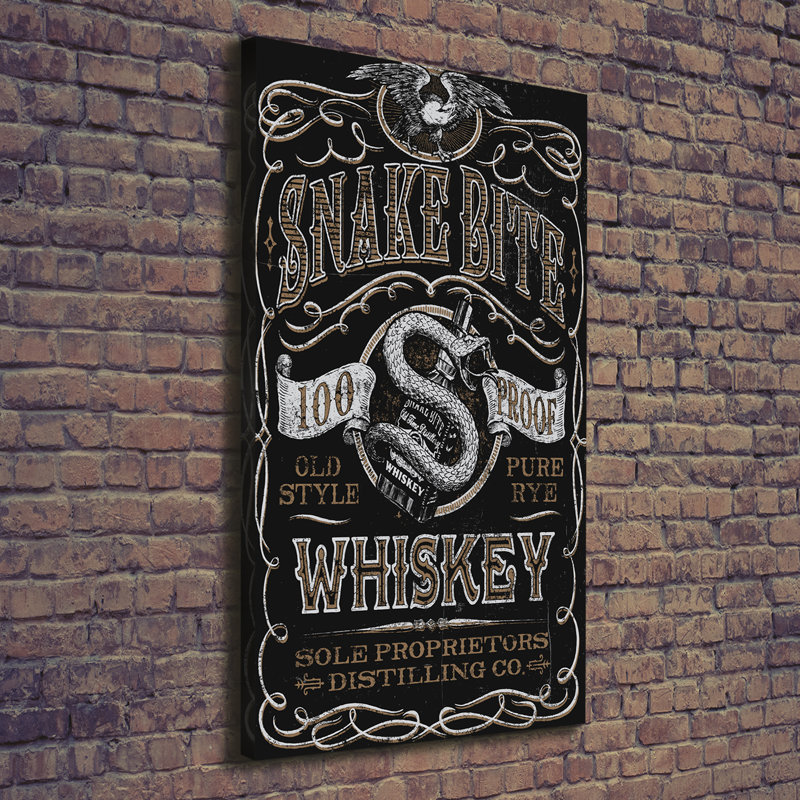 Whiskey - Wrapped Canvas Print