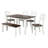 6 Piece Dining Table Set With Bench