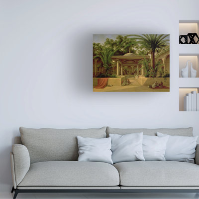 Bolog Vintage Apple Collection Khabanija_Fountain_Cairo_1845 Canvas Art