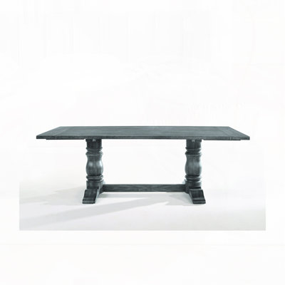 Gray Finish Dining Table