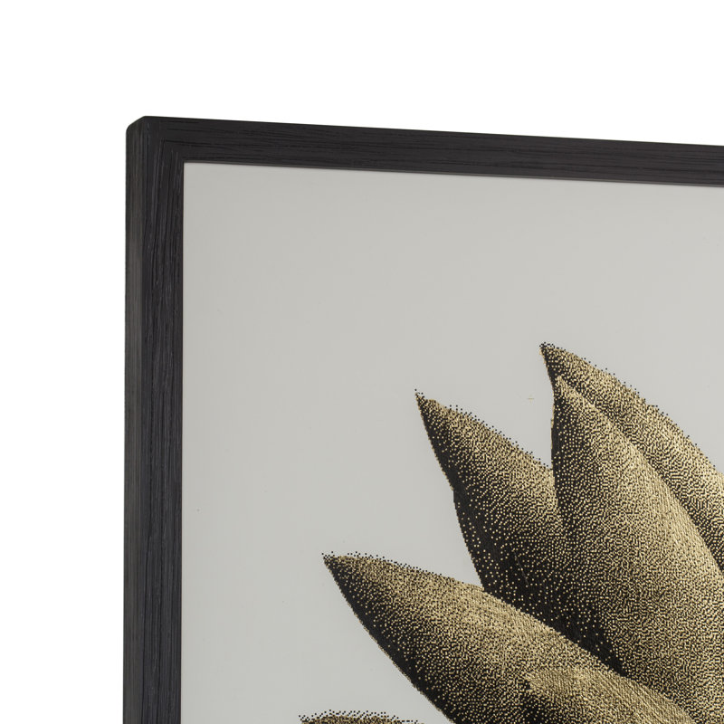 Gold Succulent A Print