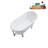 57.5'' x 29.5'' Soaking Acrylic Bathtub-83636127-83636120