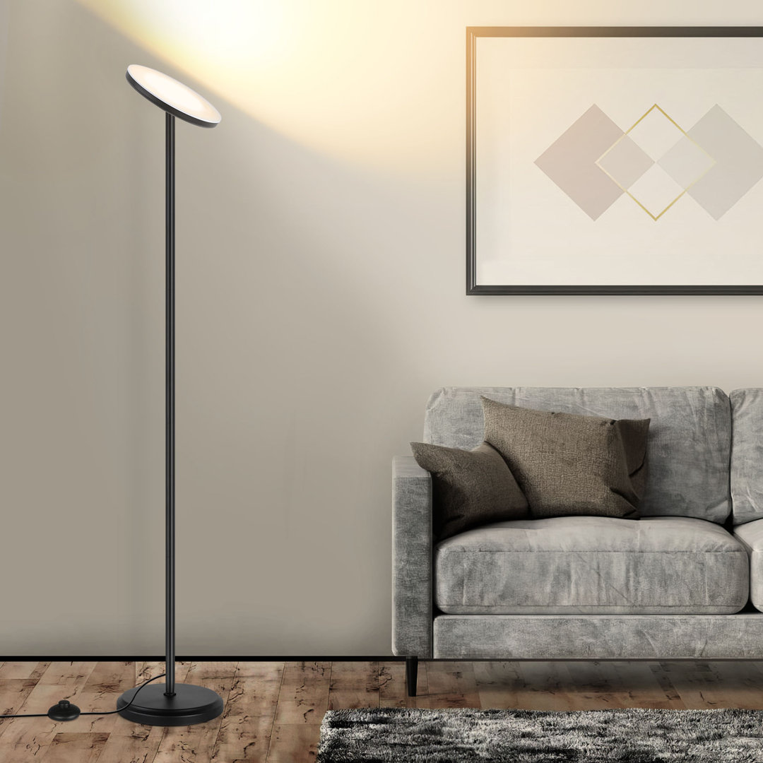 Kaweh 70.87'' Smart LED Floor Lamp - WiFi & Remote Control, Dimmable Lighting for Living Room Wrought Studio™ Base