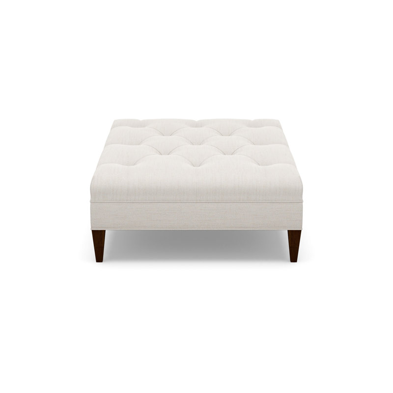 Tufted Ottoman, 3906-99, Walnut