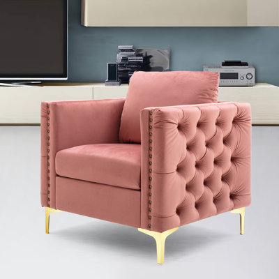 Hal Velvet Armchair