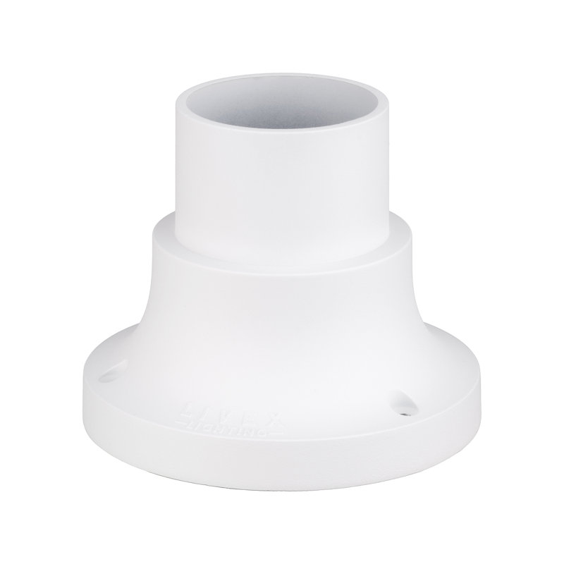 Pilier de lanterne, Blanc texturé