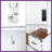 Modern Wood & White Hall Tree with Bench – 5-in-1 Entryway Storage Organizer