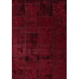 Rapture Patchwork Area Rug in Red