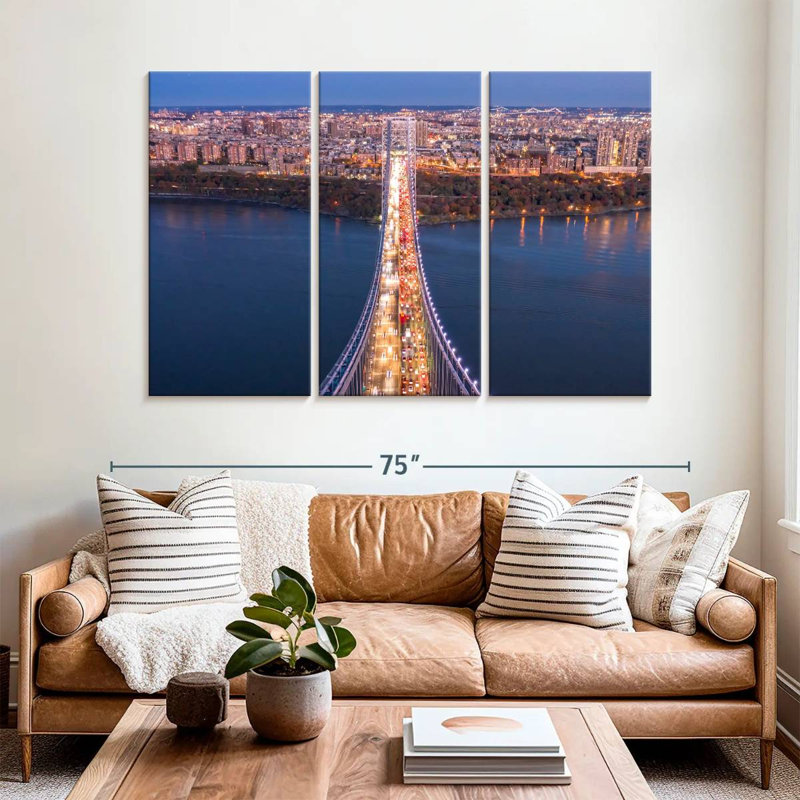 Nicci Mackinac Bridge Bustle, H 42 po x l 65 po
