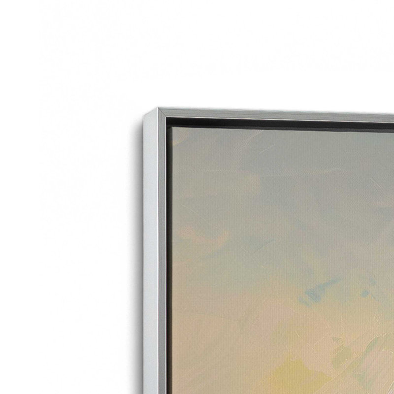 "Harbor Glow" par Golden Glow Interiors 2 - Pièces sur toile, H 20 po x l 14 po, Cadre en chrome poli