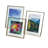Elegant Gold Metal Floater Frame Set - Minimalist Tabletop Display For Love And Family Photos