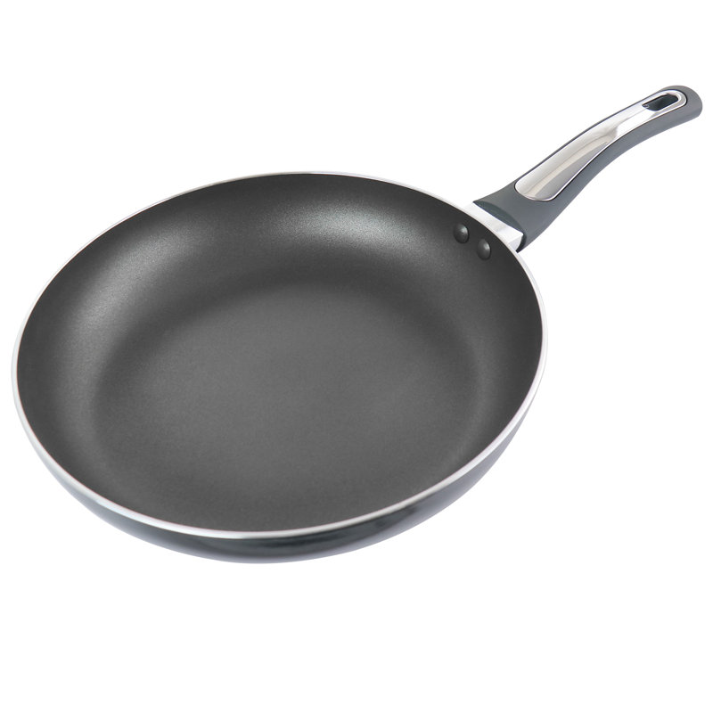 Oster Legacy 12 Inch Aluminum Nonstick Frying Pan In Grey