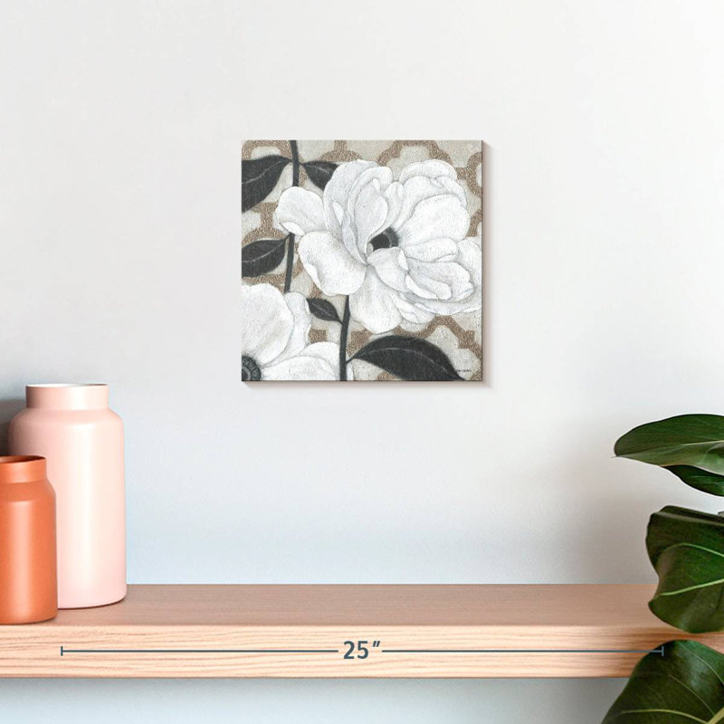 Harnek White Petals, 10" H x 10" W