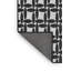 Tapis noir/blanc à motifs-204654444