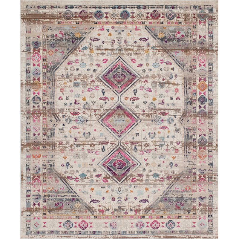 Morvant Oriental Indoor Rug, Rectangle 8'10" x 12'