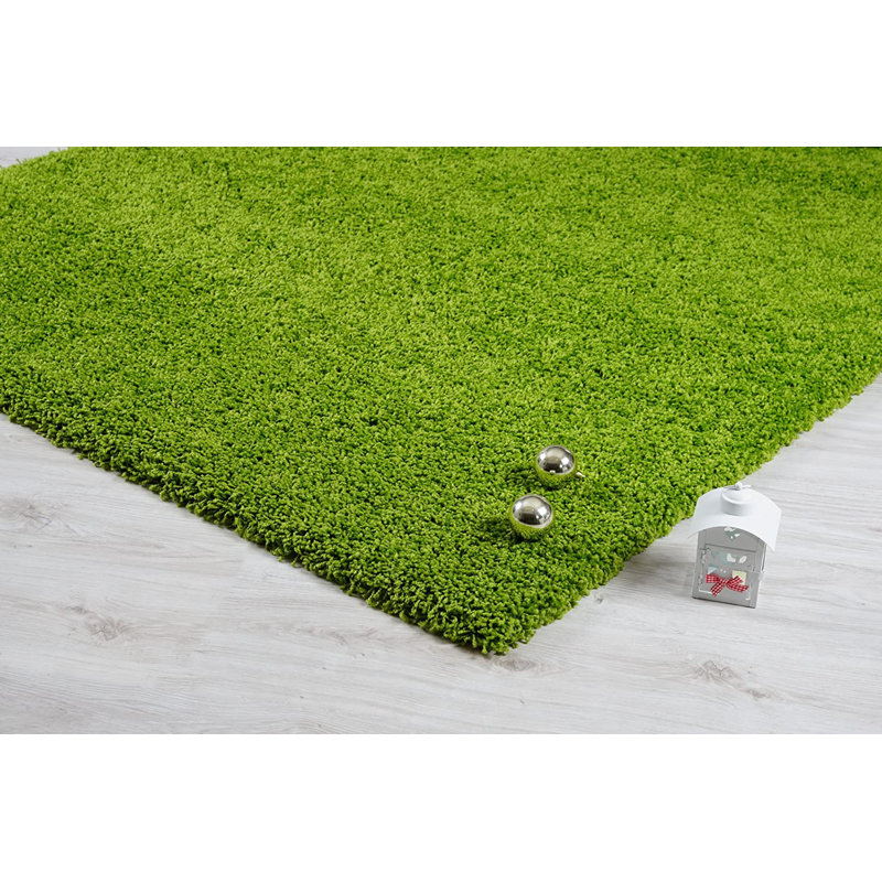 Antoun Solid Colour Shag Area Rug, Rectangle 200cm x 290cm