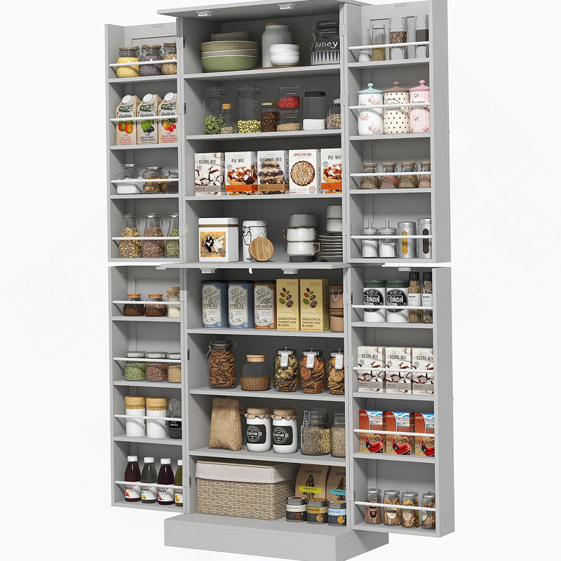 Garde-manger avec tablettes, portes
