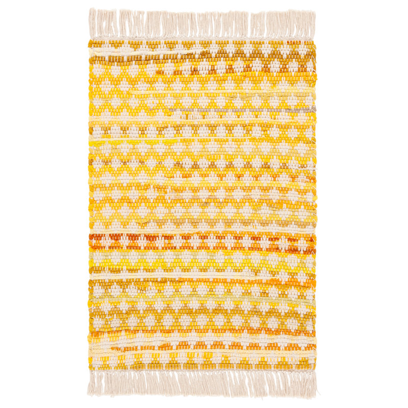 Tapis en coton tissé à la main Montauk 538, Rectangle 6 pi x 9 pi