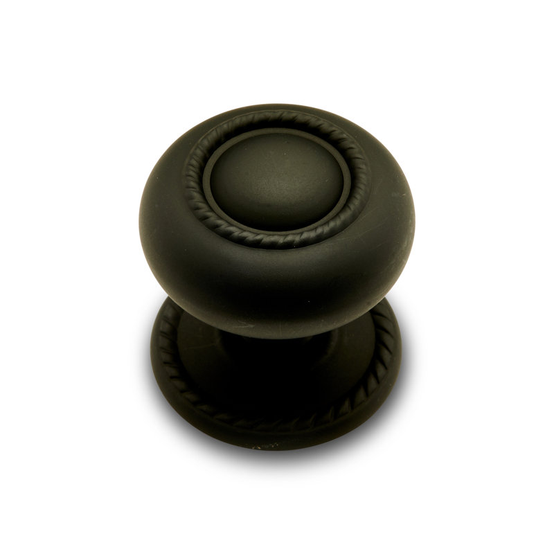 CK Series Mushroom Knob, Black, Large