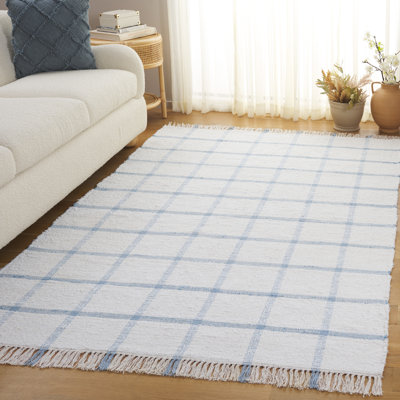 Tapis Montauk 322 ivoire / bleu
