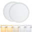 Plafonnier encastré 12 po à DEL 12 pouces, 3600 lumens, 5CCT, 28W, luminaire à DEL écoénergétique pour salon, chambre à coucher et cuisine