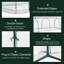 Orlane Tunnel Greenhouse Garden PVC Cover 250 x 100 x 80cm Transparent