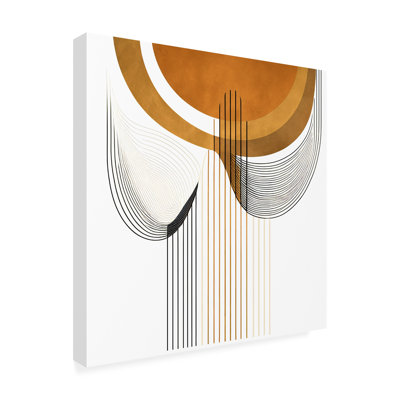 Goree Abstract Mid Century Abstract Painting 4 On Canvas Graphic Art