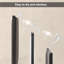 Porte-serviettes sur pied, porte-serviettes sur pied pour salle de bain, porte-serviettes sur 3 niveaux, porte-serviettes sur pied, noir-110898533